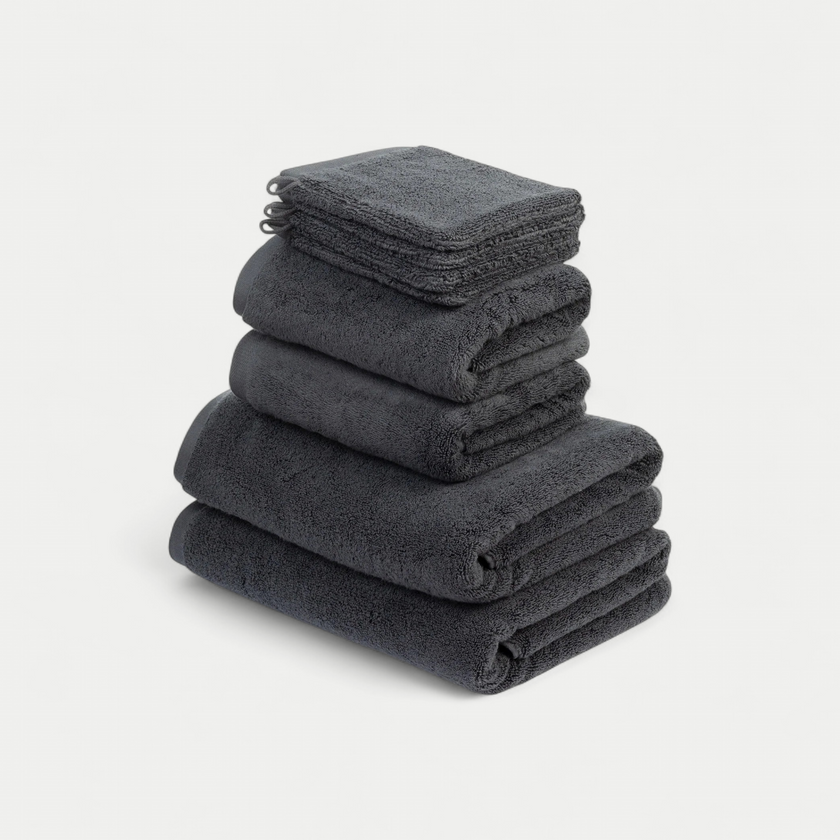 Handtuchset Deluxe (8-tlg.) | Anthrazit