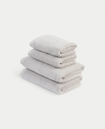 Handtuchset Essential (4-tlg.) | Silbergrau Handtuchset Essential (4-tlg.) | Silbergrau