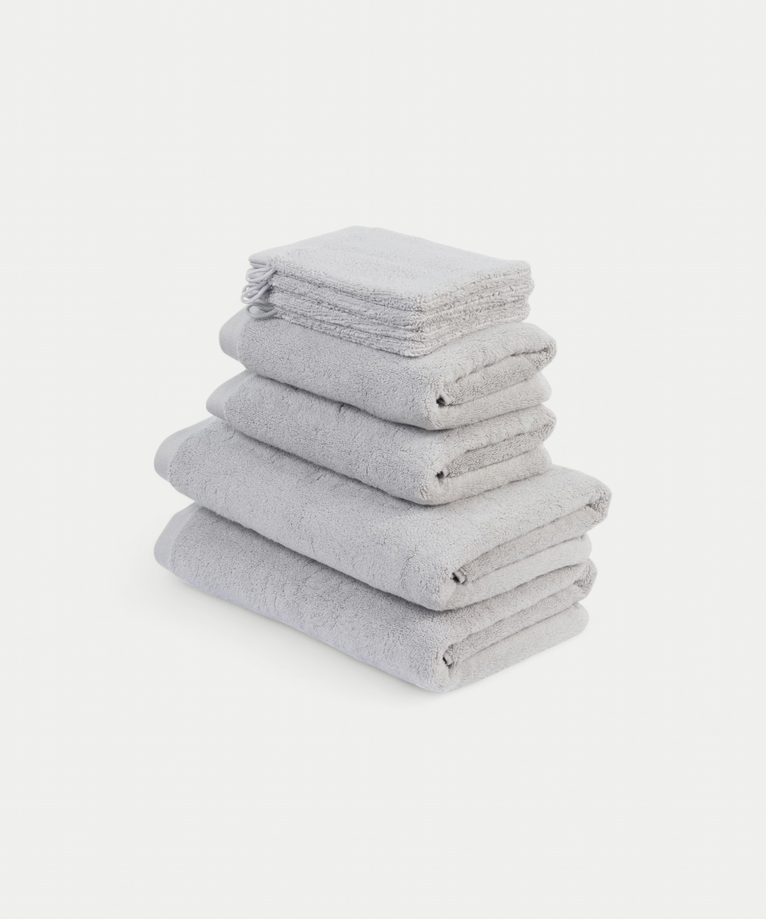 Handtuchset Deluxe (8-tlg.) | Silbergrau