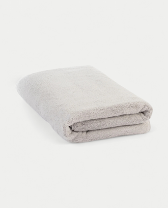 Zero-Twist-Handtuch aus Baumwolle 70x140 cm | Silbergrau Zero-Twist-Handtuch aus Baumwolle 70x140 cm | Silbergrau