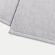 Gästehandtuch Zero-Twist Baumwolle 30x30 cm (4 Stk.) | Silbergrau