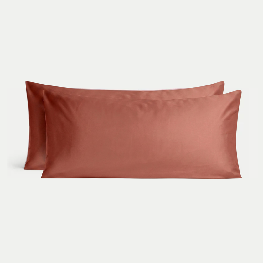2er-Set Kissenbezüge ägyptische Baumwolle 400TC Satin | Solterra