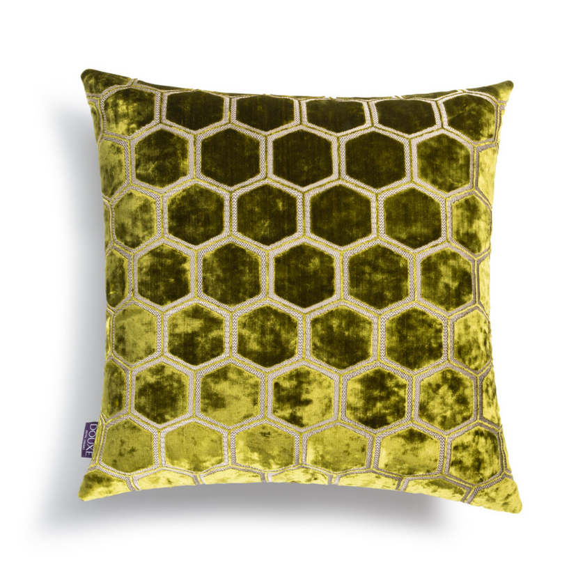 Manipur Zierkissen | Moss Green