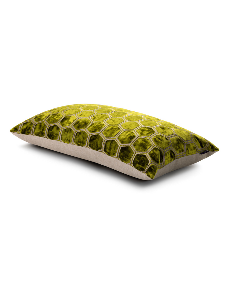 Manipur Zierkissen | Moss Green