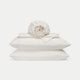 Bettbezug-Set & Spannbettlaken ägyptische Baumwolle Satin | Cream