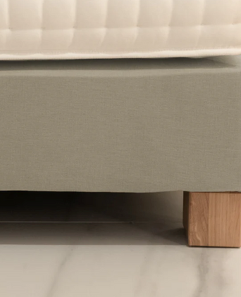 Boxspring-Unterbau 20 cm hoch - Sahara Stoff 200x200cm | Outlet