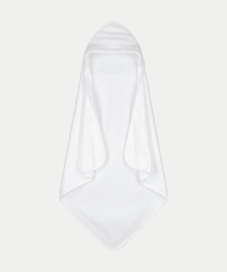 Baby-Badeponcho Zero-Twist-Baumwolle | Weiß