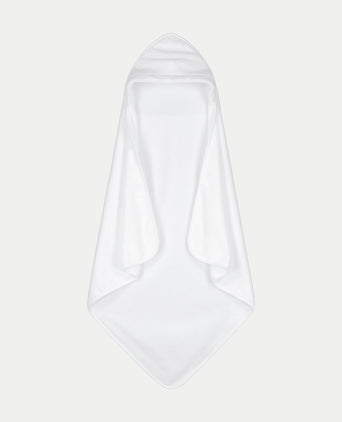 Baby-Badeponcho Zero-Twist-Baumwolle | Weiß