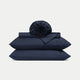 Bettbezug-Set & Spannbettlaken Satin Harbour Blue