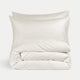 Bettbezug-Set & Spannbettlaken ägyptische Baumwolle Satin | Cream