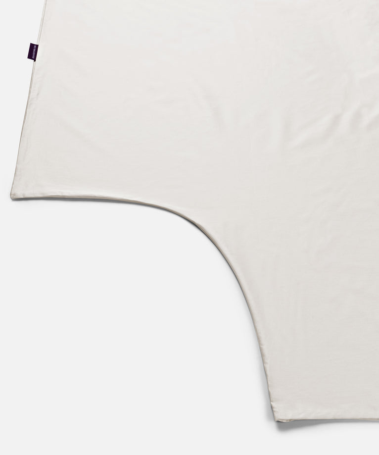 Bettbezug-Set & Spannbettlaken ägyptische Baumwolle Satin | Cream