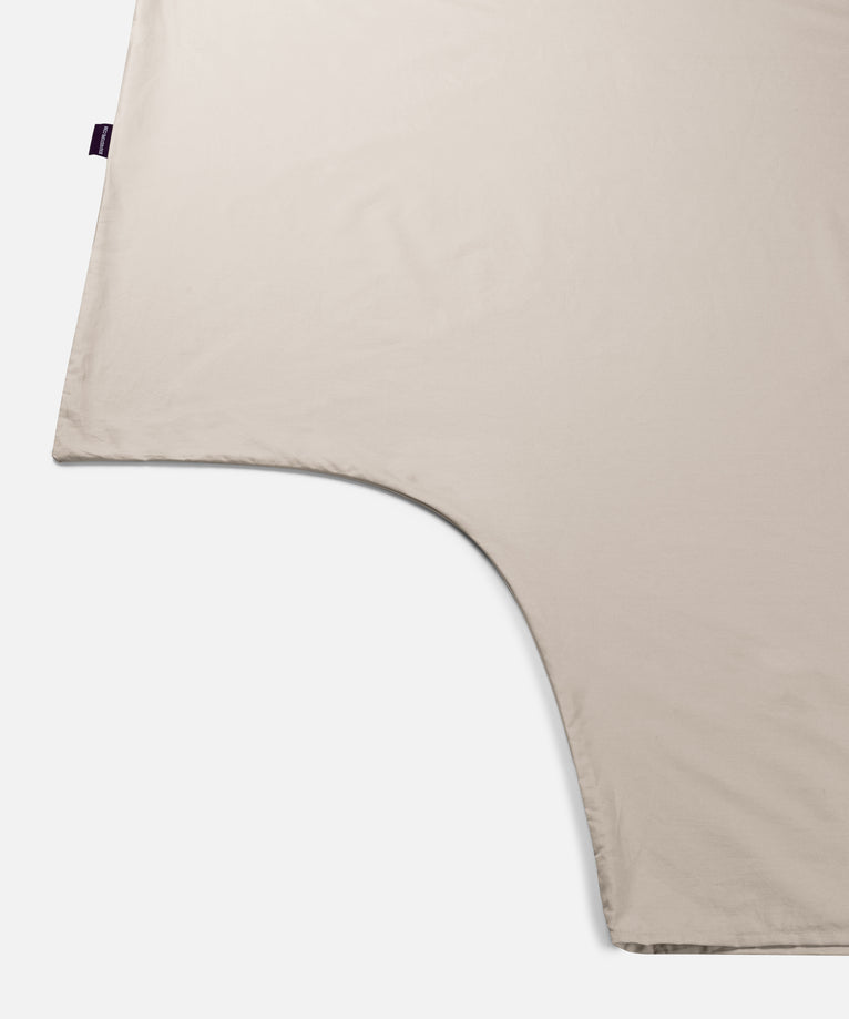 Bettbezug-Set & Spannbettlaken Perkal Latte