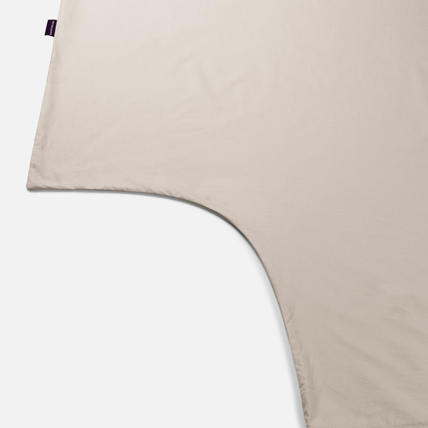 Bettbezug-Set & Spannbettlaken Perkal Latte