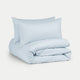 Bettbezug-Set ägyptische Baumwolle Perkal 400TC | Pastel Blue