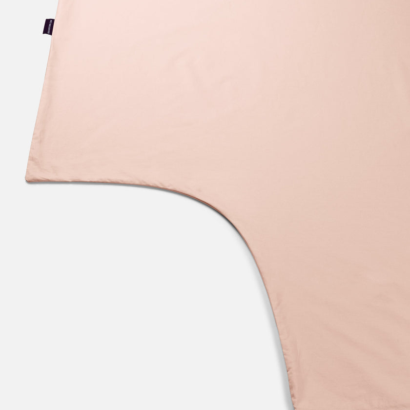 Kinderbettbezug ägyptische Baumwolle Perkal 400TC blush pink - Petit Hôtel
