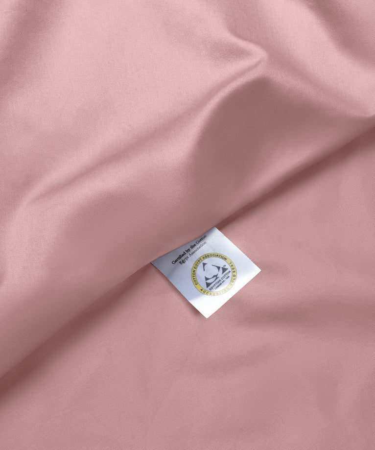 2er-Set Kissenbezüge ägyptische Baumwolle 400TC Satin | blush pink