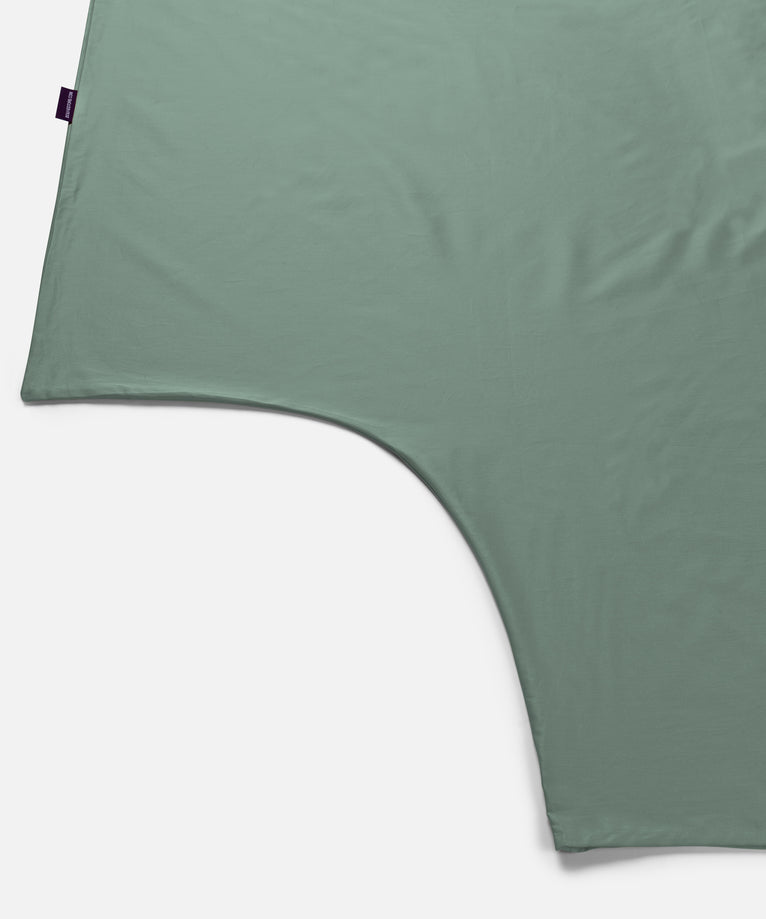 Bettbezug-Set ägyptische Baumwolle Satin 400TC | Sage Green