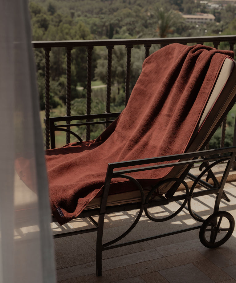 Handtuch Zero-Twist Baumwolle 100x150 cm | Chestnut