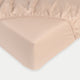 Spannbettlaken ägyptische Baumwolle Perkal 400TC | Blush Pink