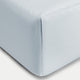 Spannbettlaken ägyptische Baumwolle Satin 400TC | Pastel Blue