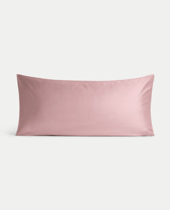 Kinder-Kissenbezug ägyptische Baumwolle 400TC Satin blush pink - Petit Hôtel
