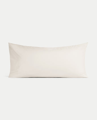 Kinder-Kissenbezug ägyptische Baumwolle 400TC Perkal Chalk White - Petit Hôtel