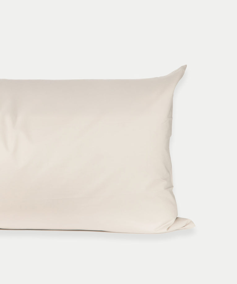 2er-Set Kissenbezüge ägyptische Baumwolle Perkal 400TC | Chalk White