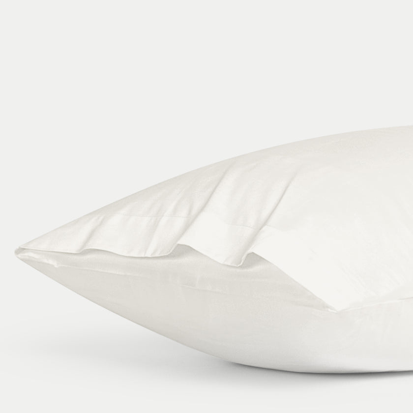 Bettbezug-Set & Spannbettlaken ägyptische Baumwolle Satin | Cream