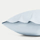 Kinderkissenbezug ägyptische Baumwolle 400TC Perkal Pastel Blue - Petit Hôtel