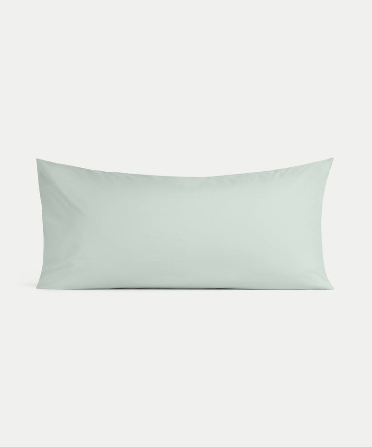 Kinderkissenbezug ägyptische Baumwolle 400TC Perkal Pastel Green - Petit Hôtel