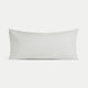 Kinder-Kissenbezug ägyptische Baumwolle 400TC Perkal Silver Grey - Petit Hôtel