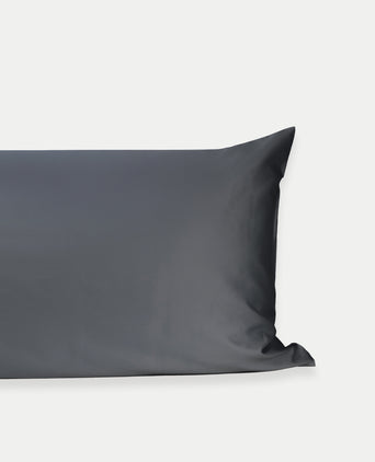 Kissenbezug ägyptische Baumwolle 400TC Satin | Stormy Grey