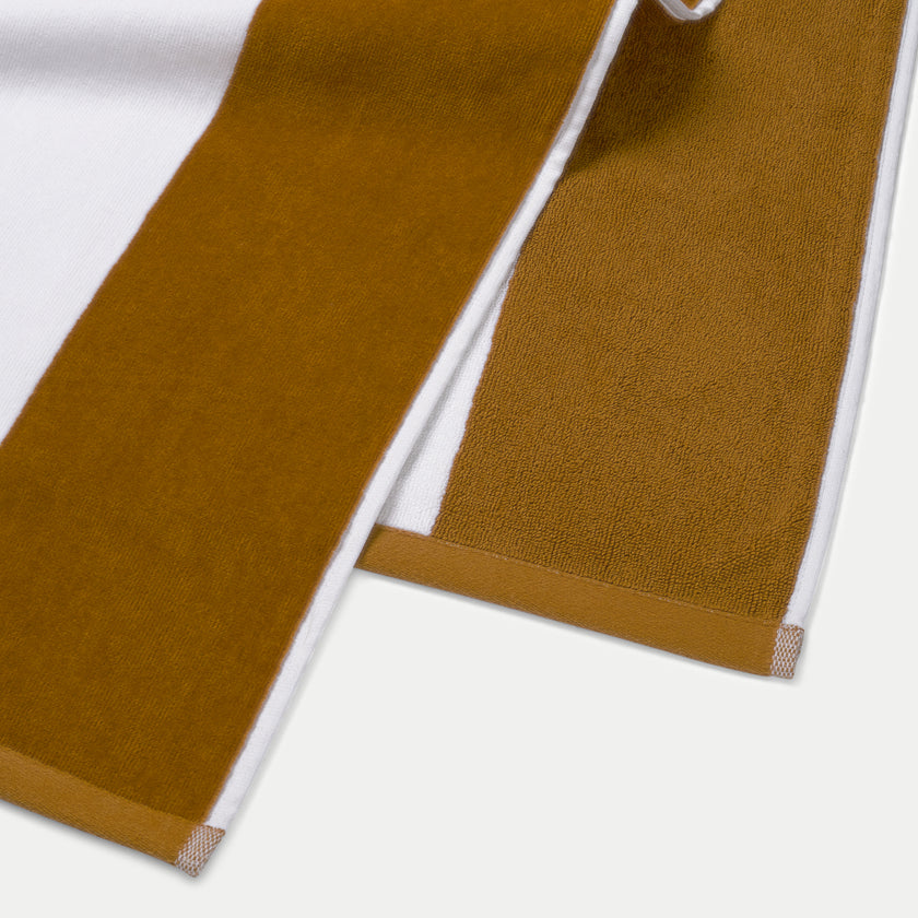 Hotel-Strandtuch Mustard 100x180 cm