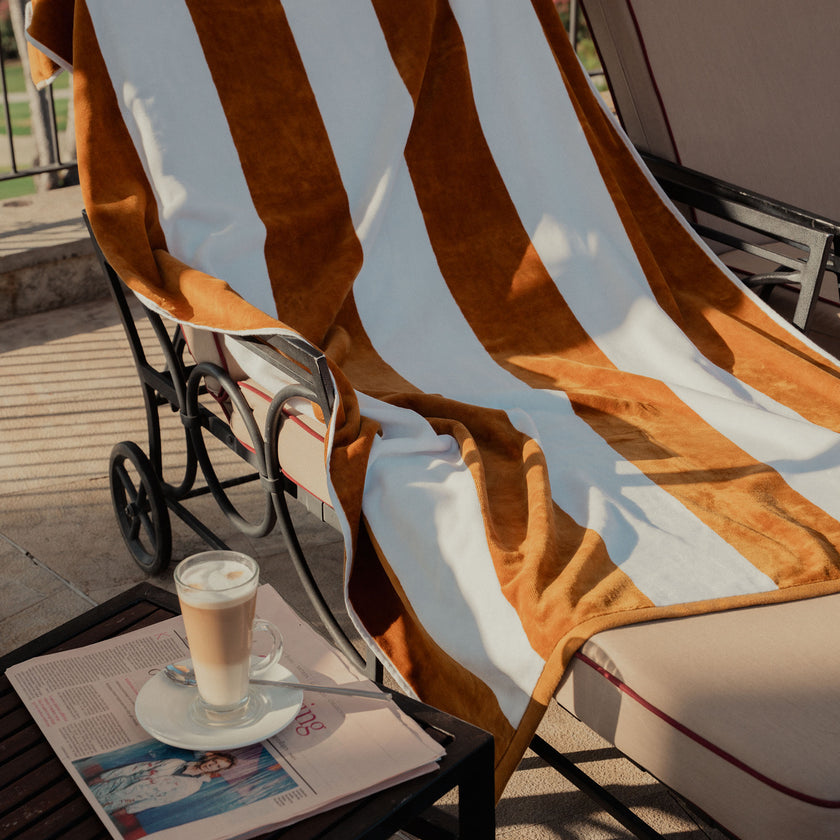 Hotel-Strandtuch Mustard 100x180 cm