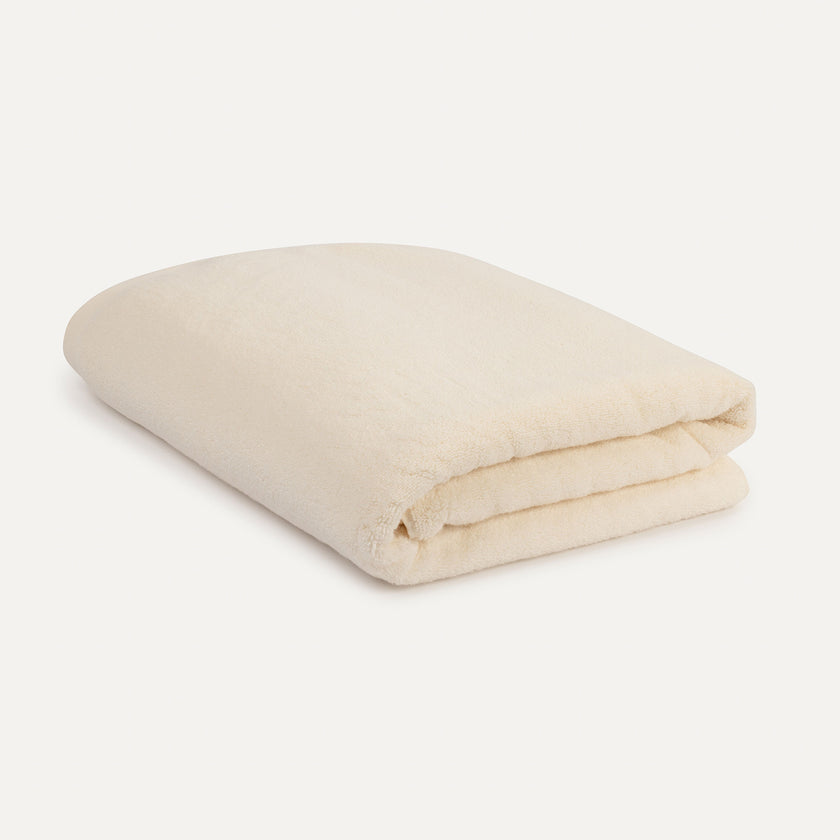 Handtuch Zero-Twist Baumwolle 100x180 cm | Cream