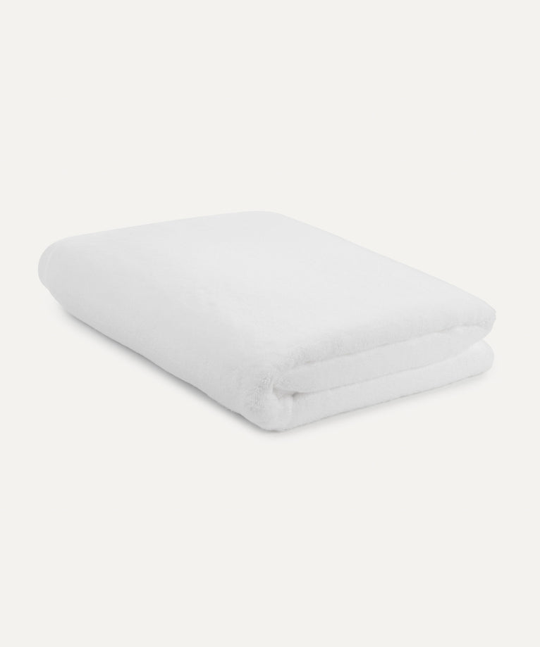 Zero-Twist Baumwoll-Handtuch 100x180 cm | Weiß