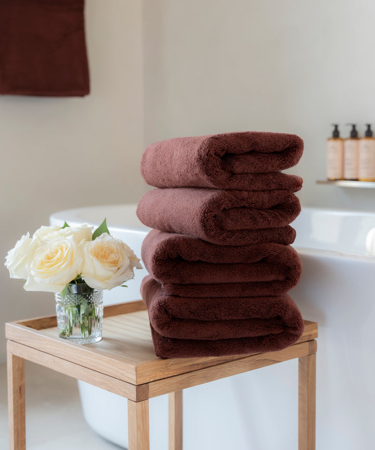 Handtuchset Essential (4-tlg.) | Chestnut