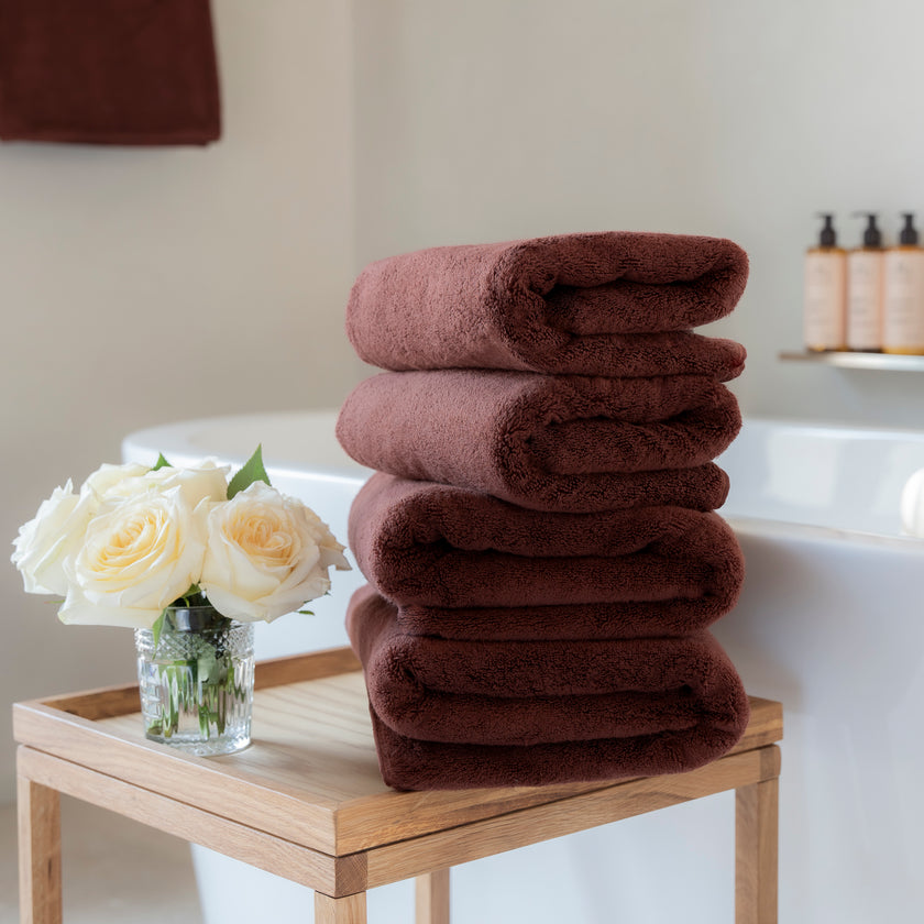 Handtuchset Essential (4-tlg.) | Chestnut