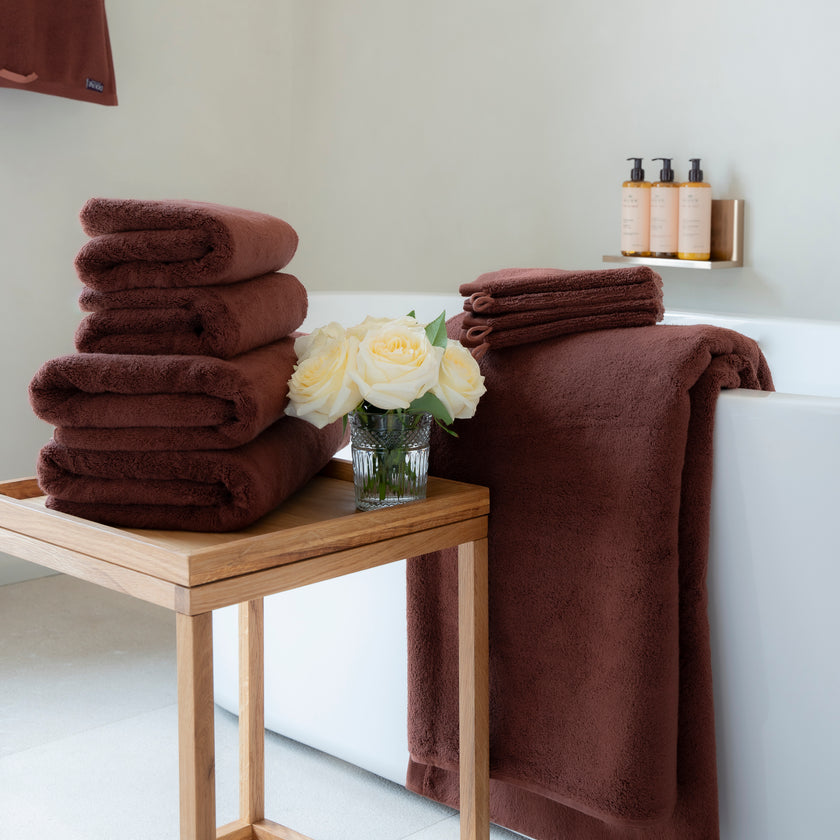 Handtuchset Spa Komplett (10-tlg.) | Chestnut