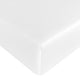 Spannbettlaken ägyptische Baumwolle Satin 400TC | Weiß