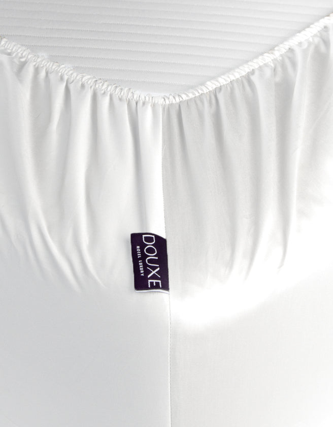 Bettbezug-Set & Spannbettlaken Satin Weiß