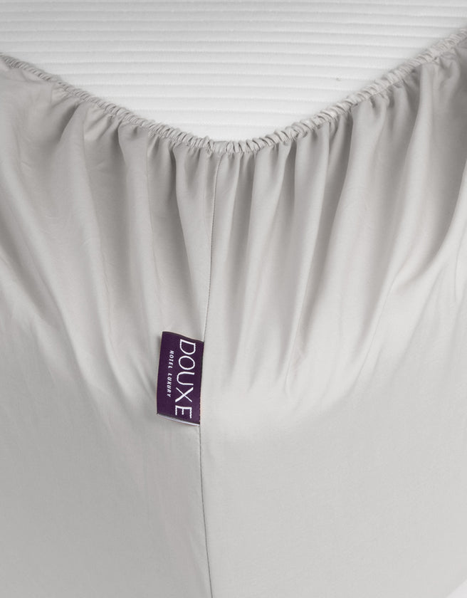 Bettbezug-Set & Spannbettlaken Perkal Silbergrau