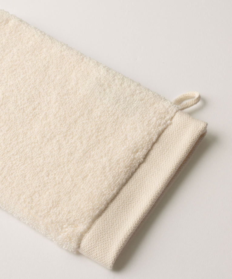 Waschhandschuh Cream 16x21 cm | 4 Stück