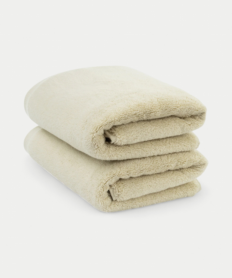 Handtuch Zero-Twist Baumwolle 50x100 cm (2 Stk.) | Pebble Beach