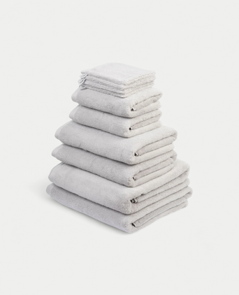 Handtuchset Spa Komplett (10-tlg.) | Silbergrau