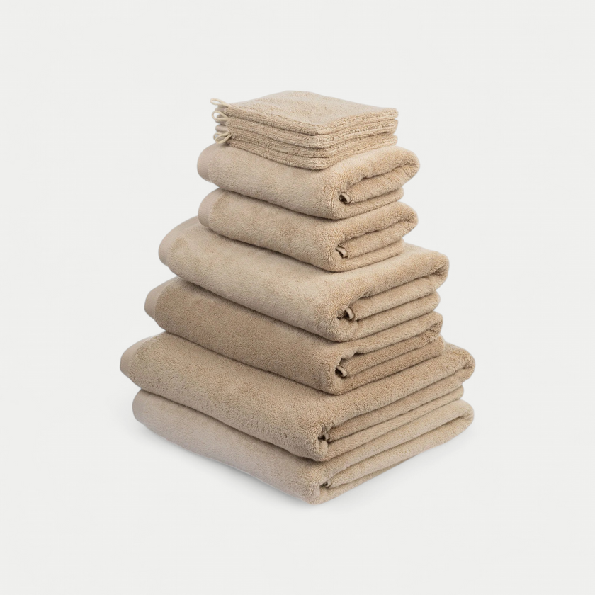 Handtuch-Set Spa Komplett (10-tlg.) | Latte