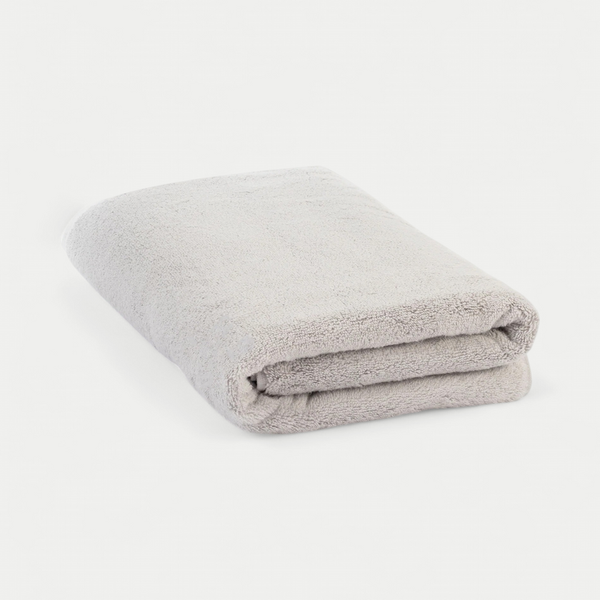 Handtuch Zero-Twist Baumwolle 100x150 cm | Silbergrau
