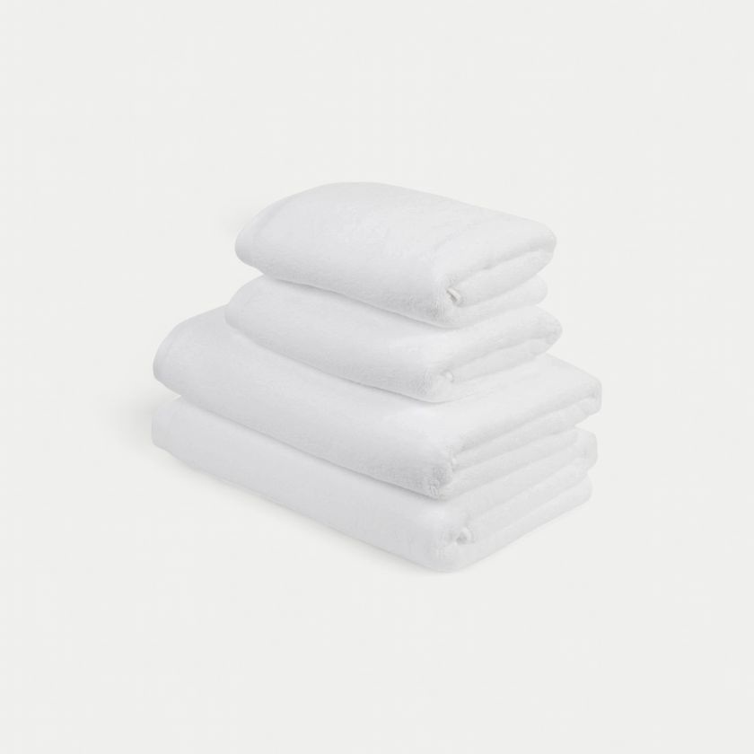 Handtuchset Essential (4-tlg.) | Weiß