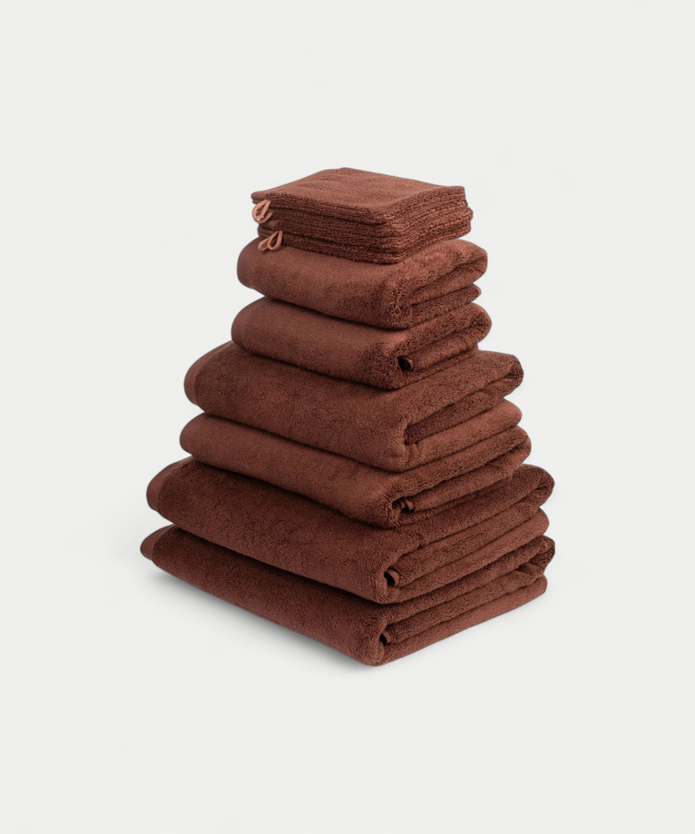 Handtuchset Spa Komplett (10-tlg.) | Chestnut