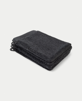 Waschhandschuh Anthrazit 16x21 cm | 4 Stück